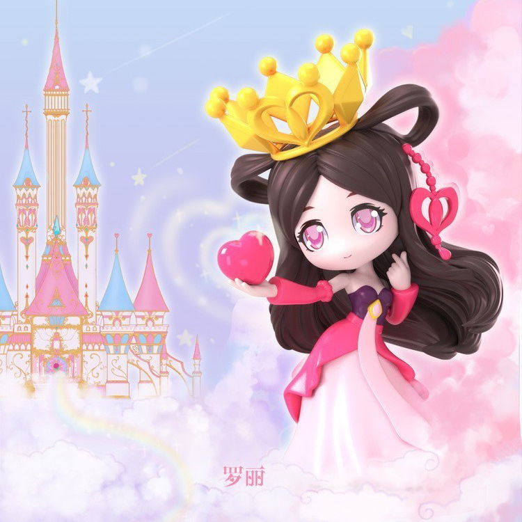 葉羅麗卡通擺件PVC公仔盲盒手辦定制